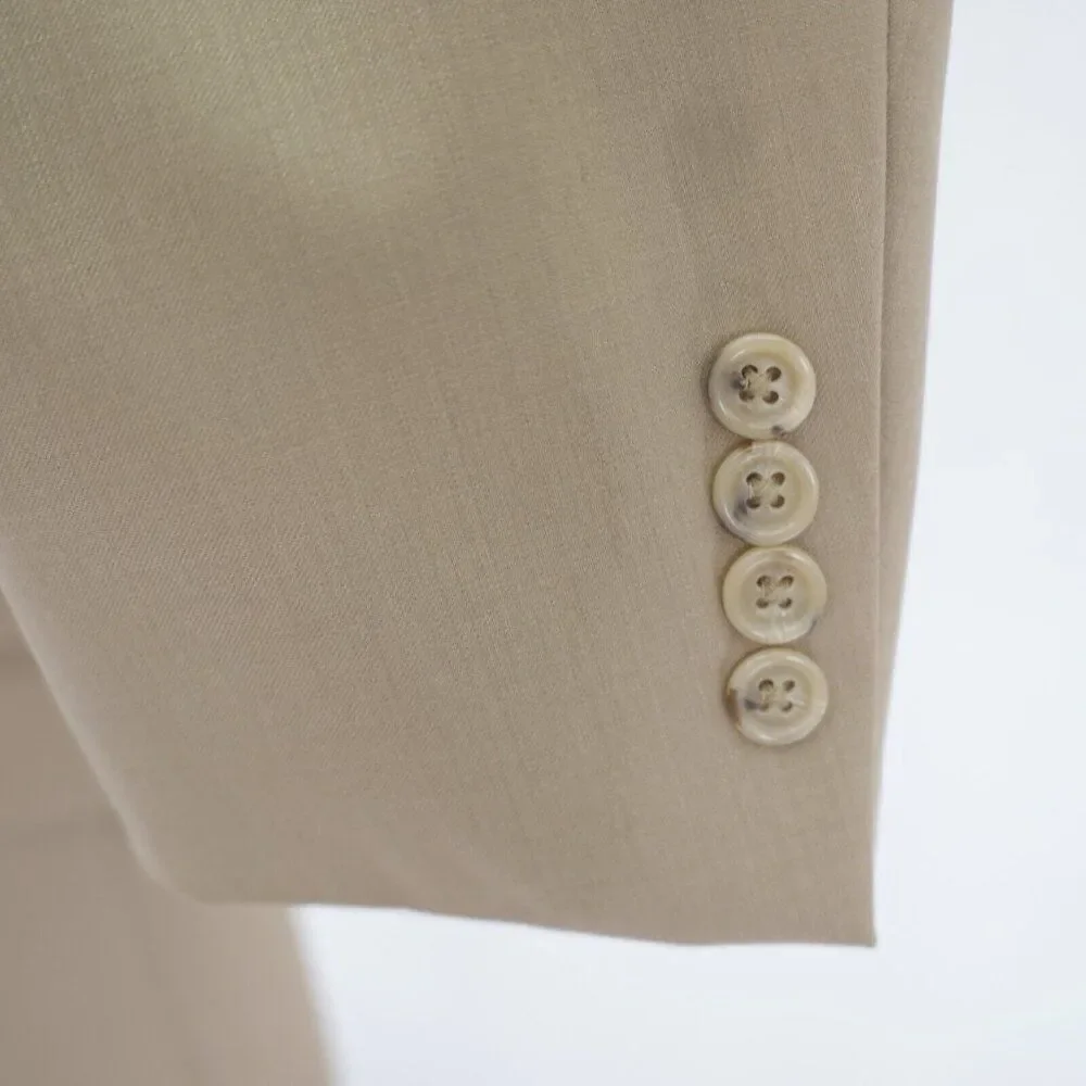Pronto Uomo Comfort Stretch‎ Wool Tan Blazer 38R 2 Button Tagged 39S